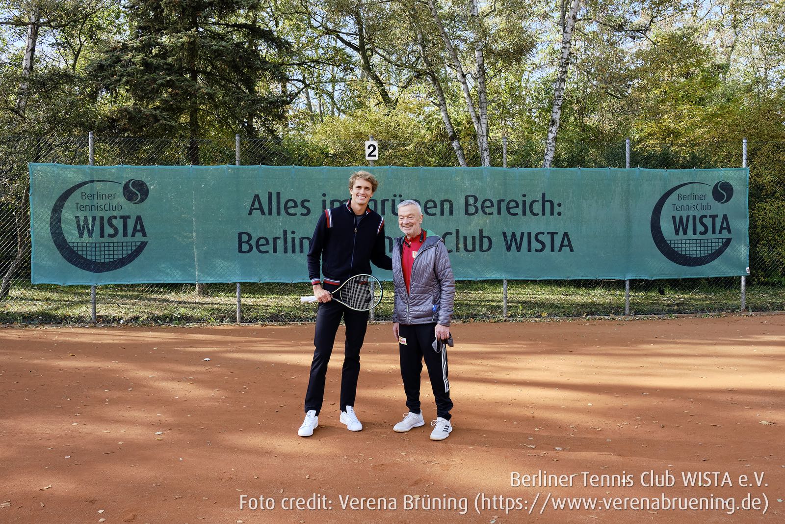 Berne Hoppe (Vorstand) mit Alexander Zverev